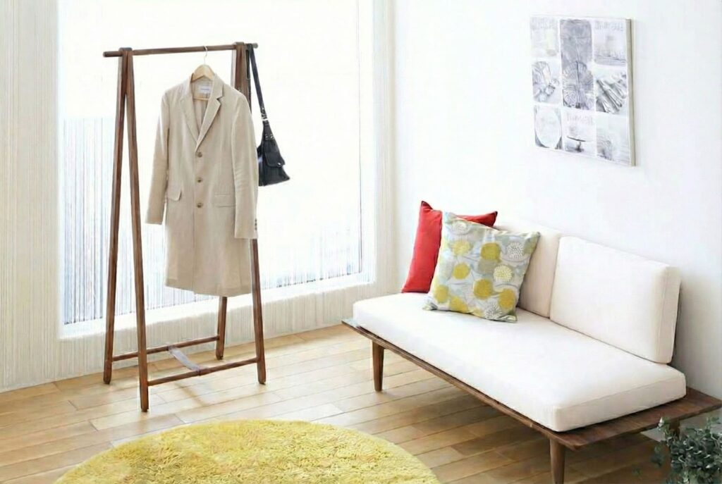 ドレスラックで衣類やバッグをおしゃれに