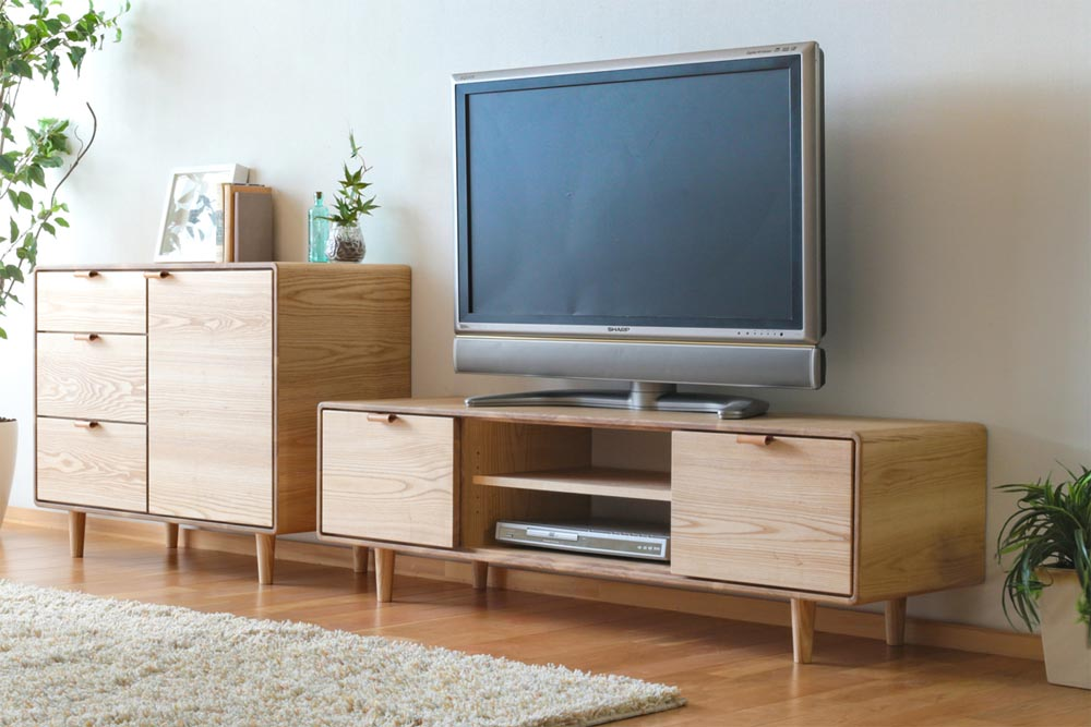 テレビボードにタモ材を採用する3つのメリット